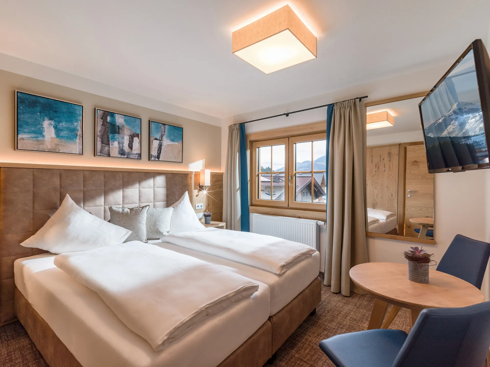 Alpen Glück Hotel Unterm Rain - Tweepersoonskamer met 1 extra