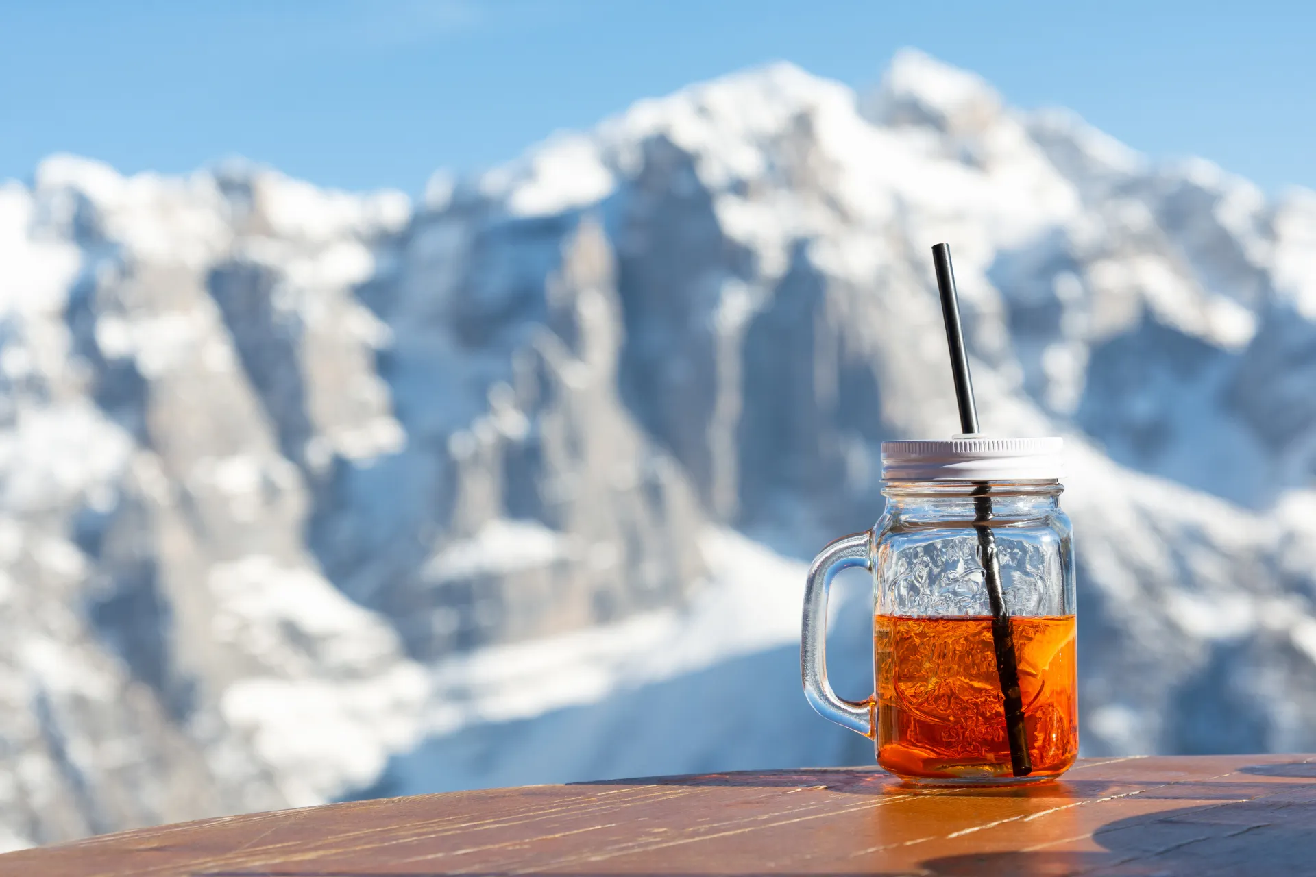 Een lekkere versnapering na het skiën