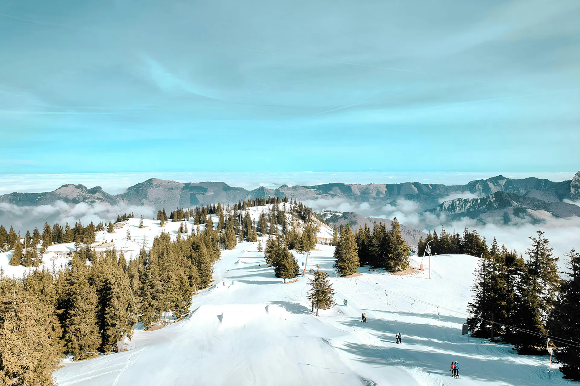 Een piste in Hinterstoder