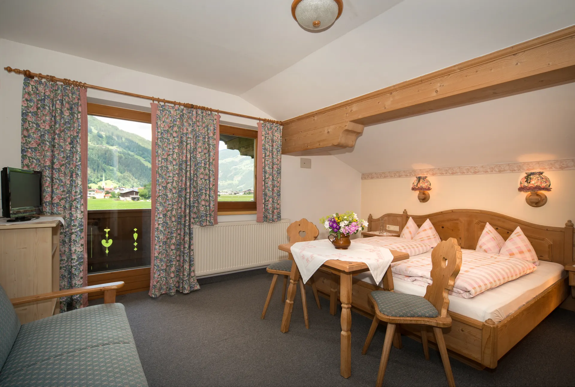 Pension Tannerhof - Standaard tweepersoonskamer met balkon