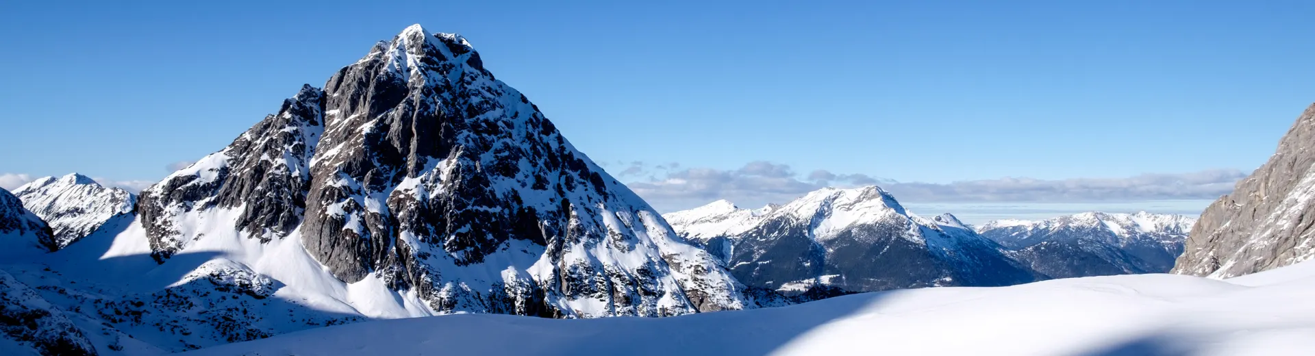 Winter in het skigebied Tiroler Zugspitz Arena