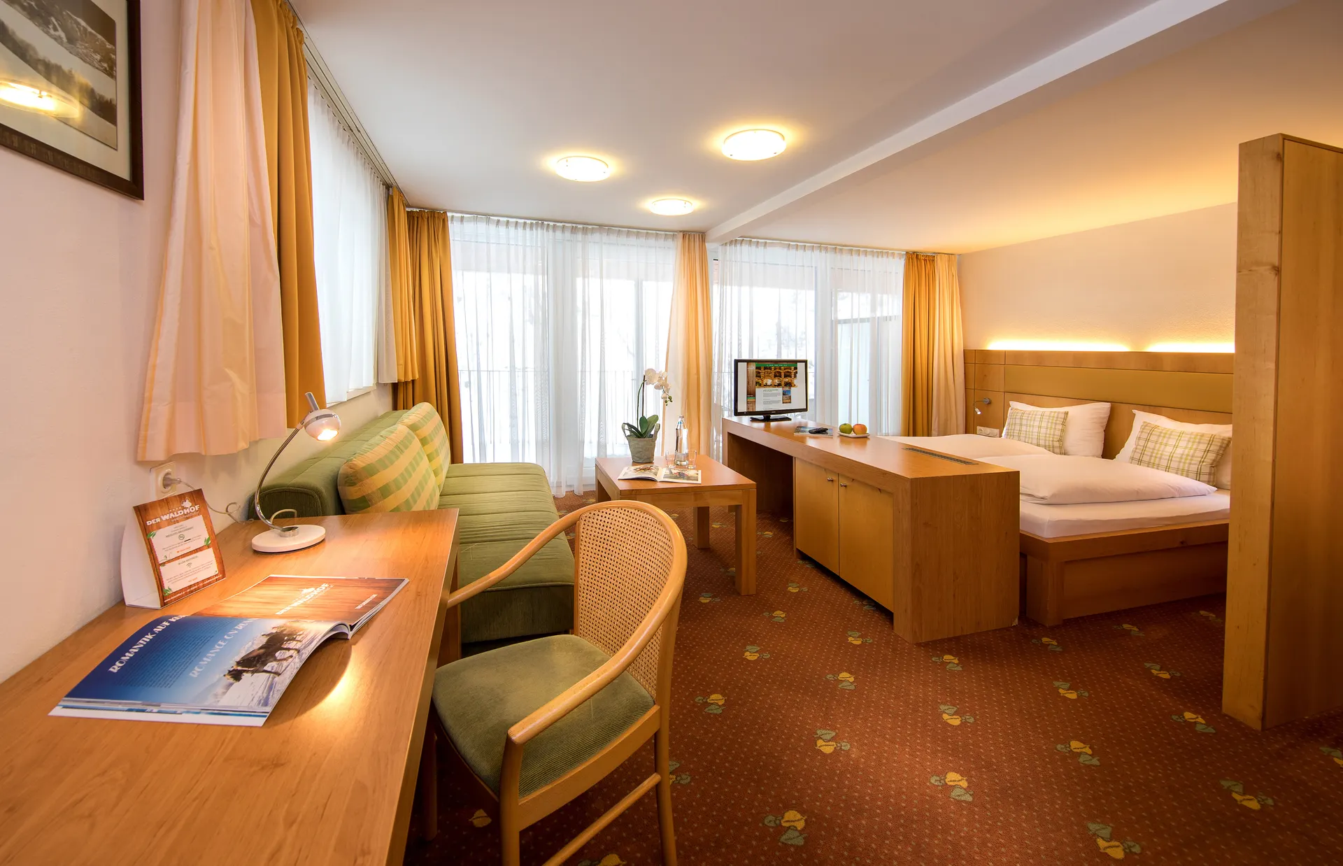 Hotel Der Waldhof - Standaard family Suite met balkon