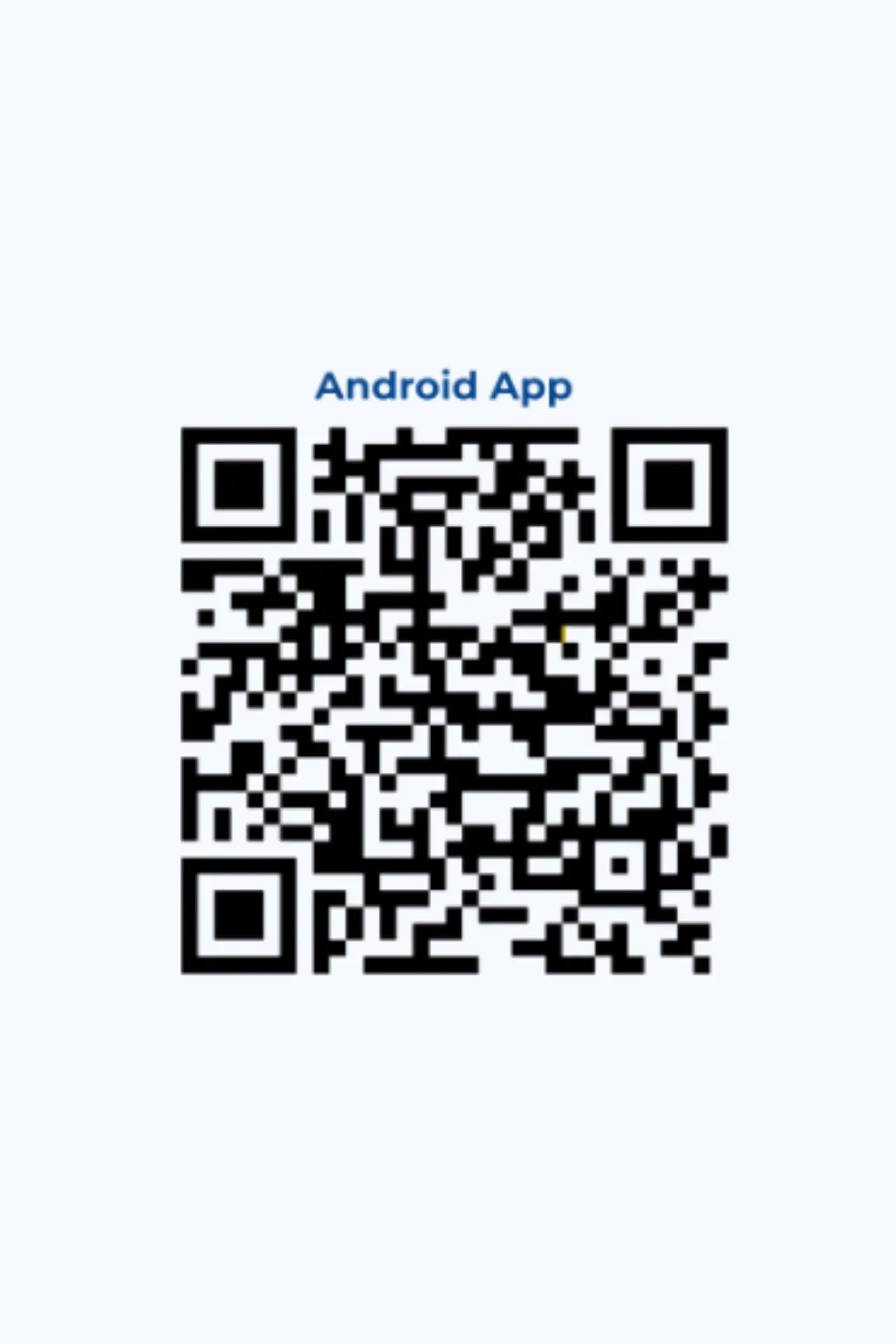QR code voor Snowtravel reisapp op Android