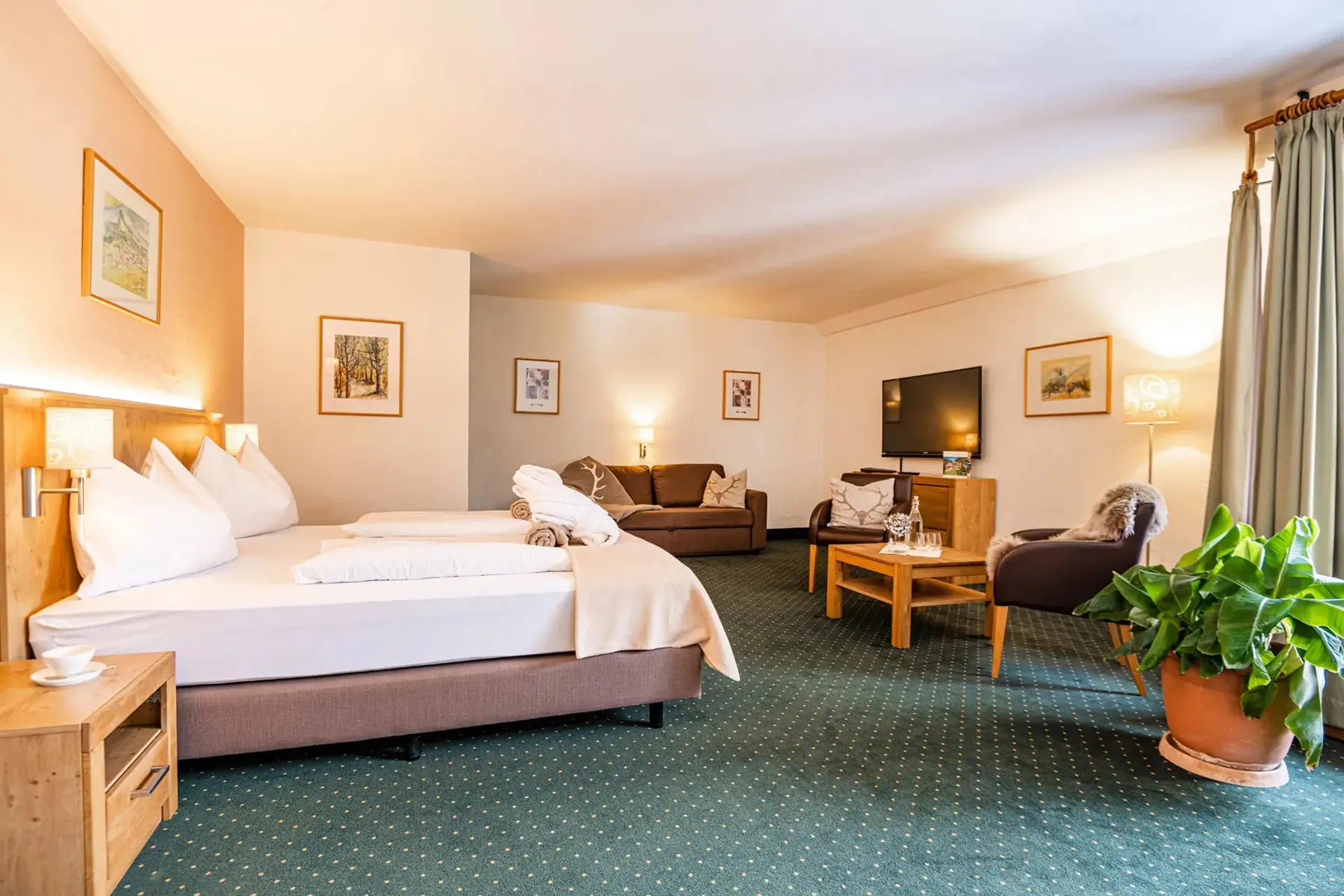 Das Gastein - Superior tweepersoonskamer met 2 extra bedden mogelijk