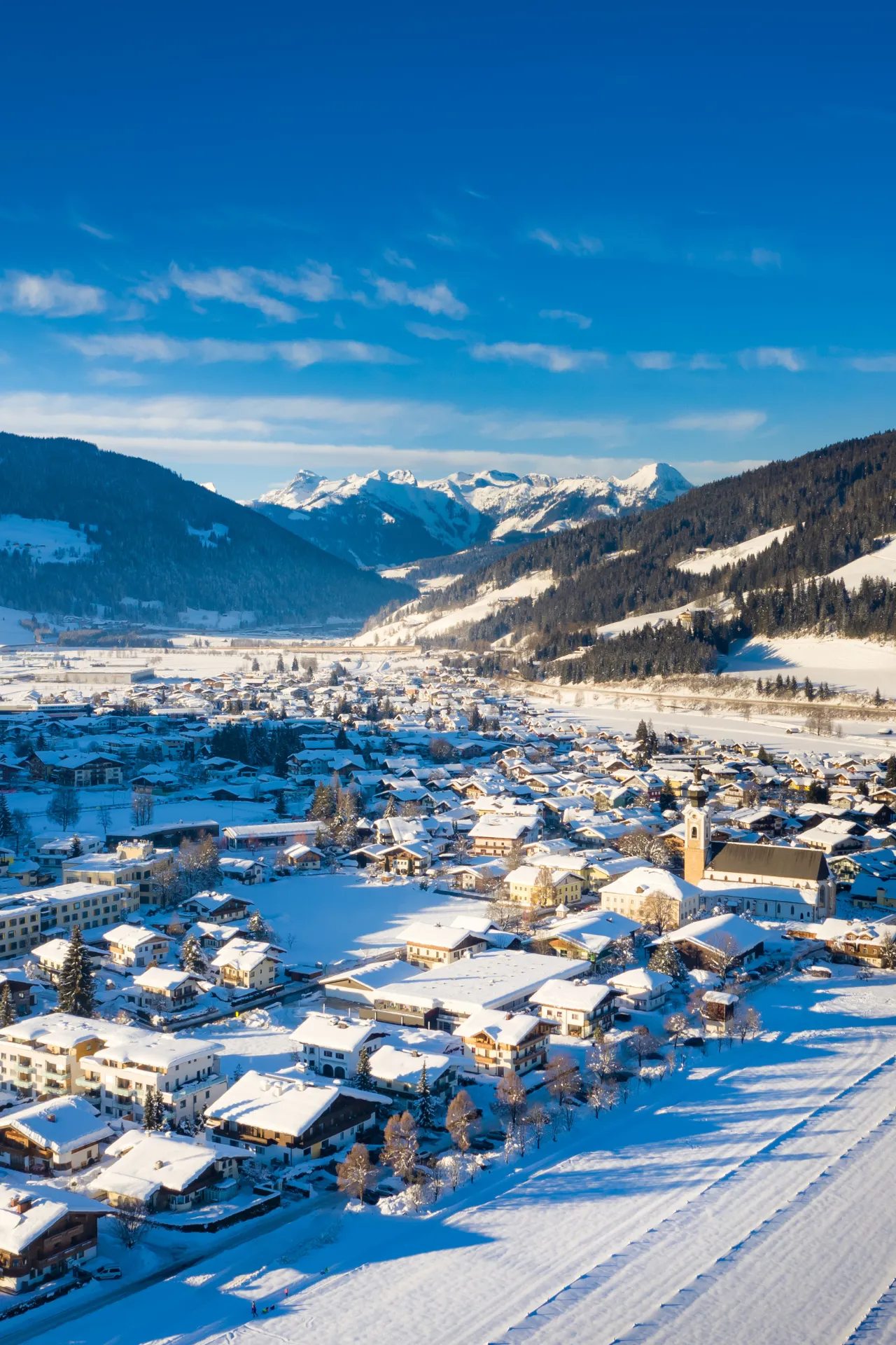 Het dorpje Altenmarkt im Pongau