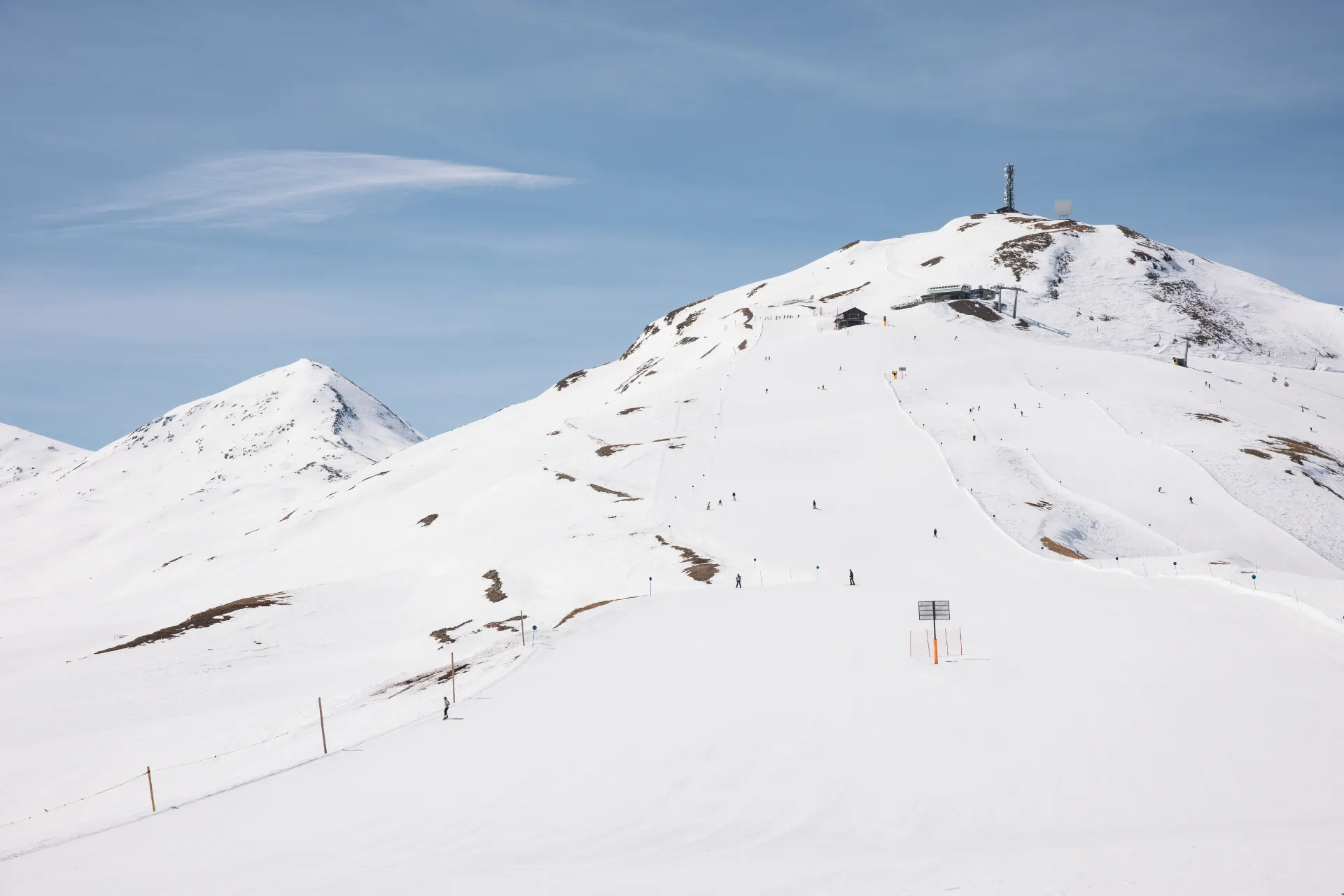 Piste van Livigno in Italië