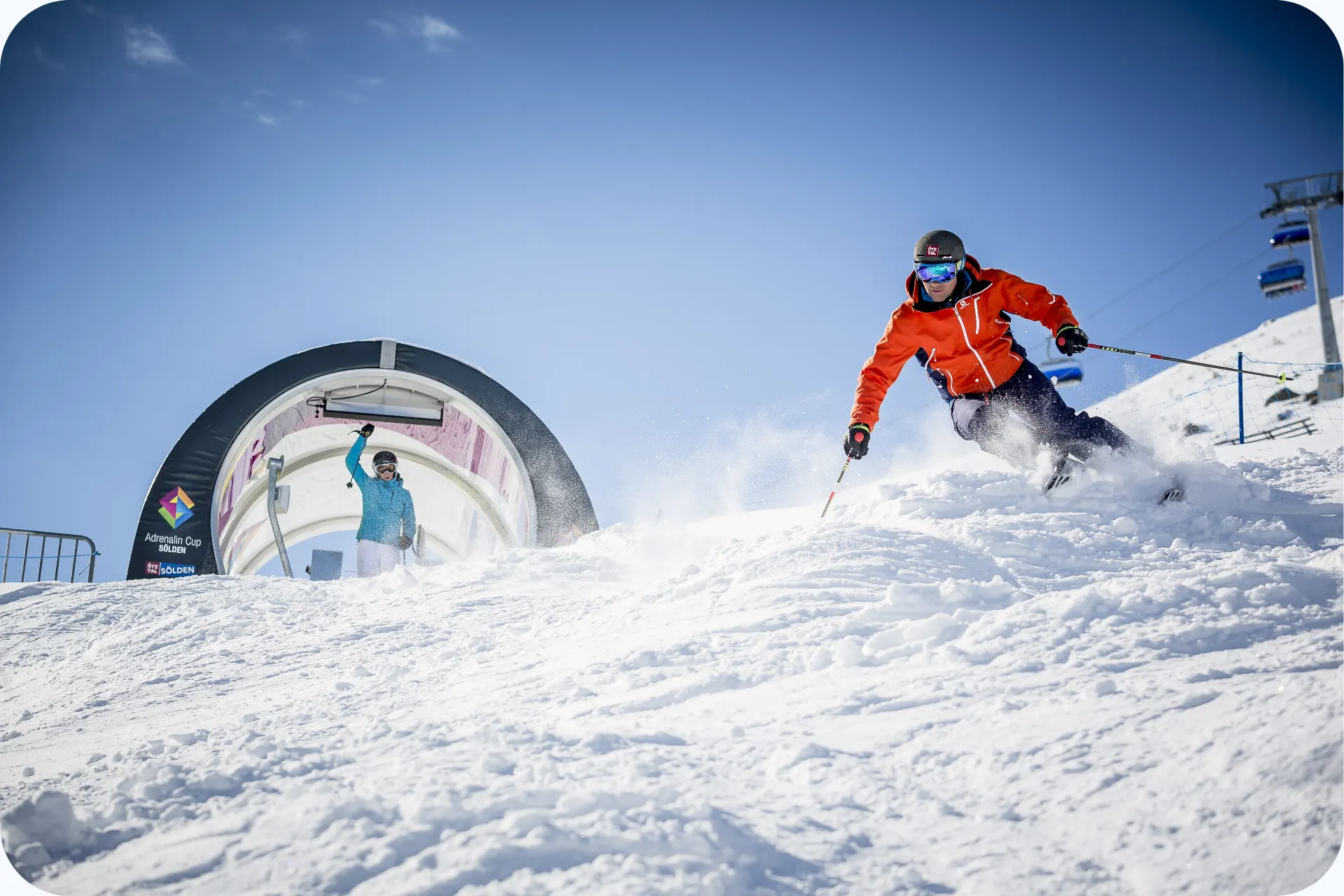 Skigebied Sölden in Oostenrijk