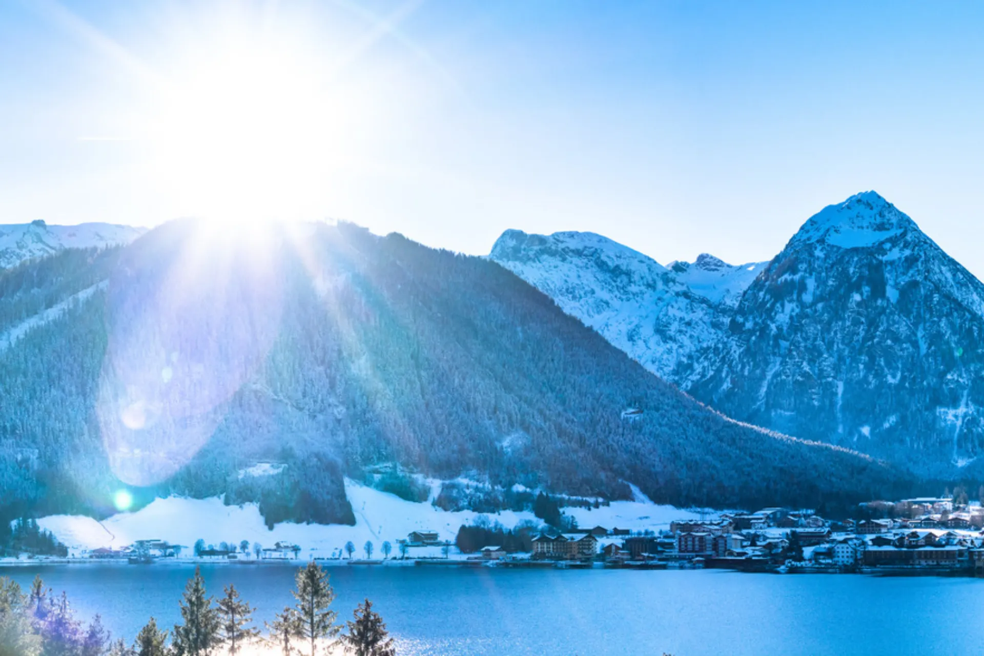 Het meer in Achensee