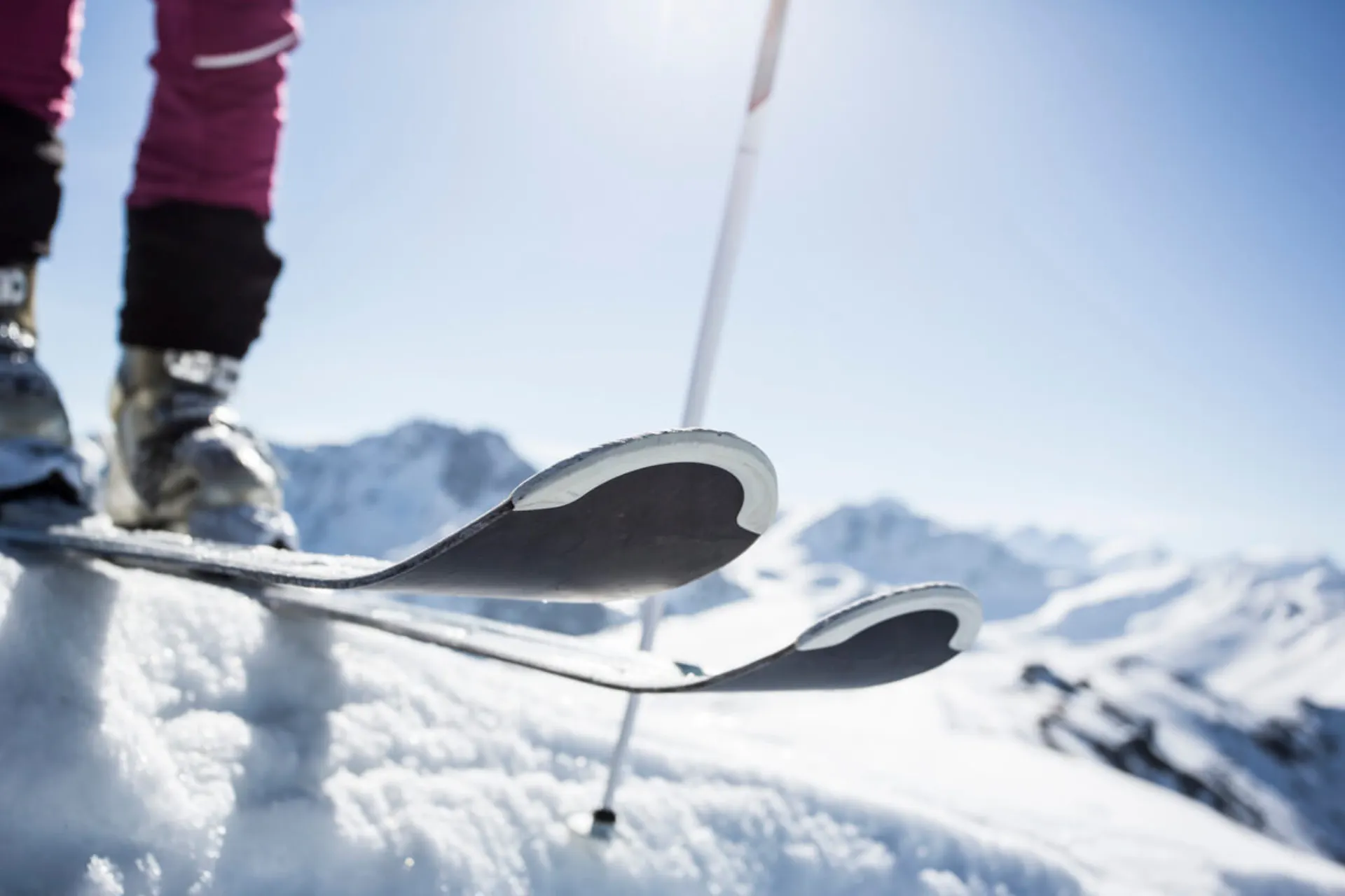 ski's op piste.