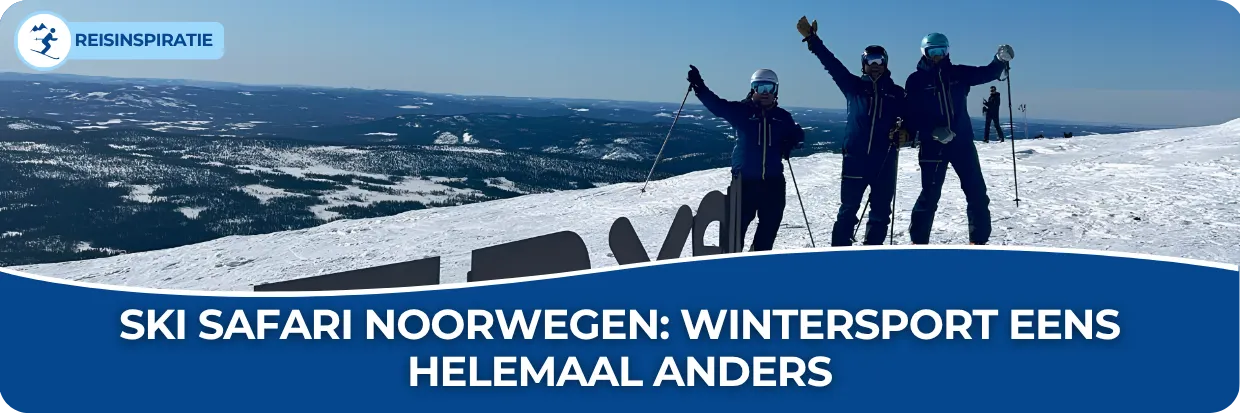3 monitoren op skivakantie in Noorwegen