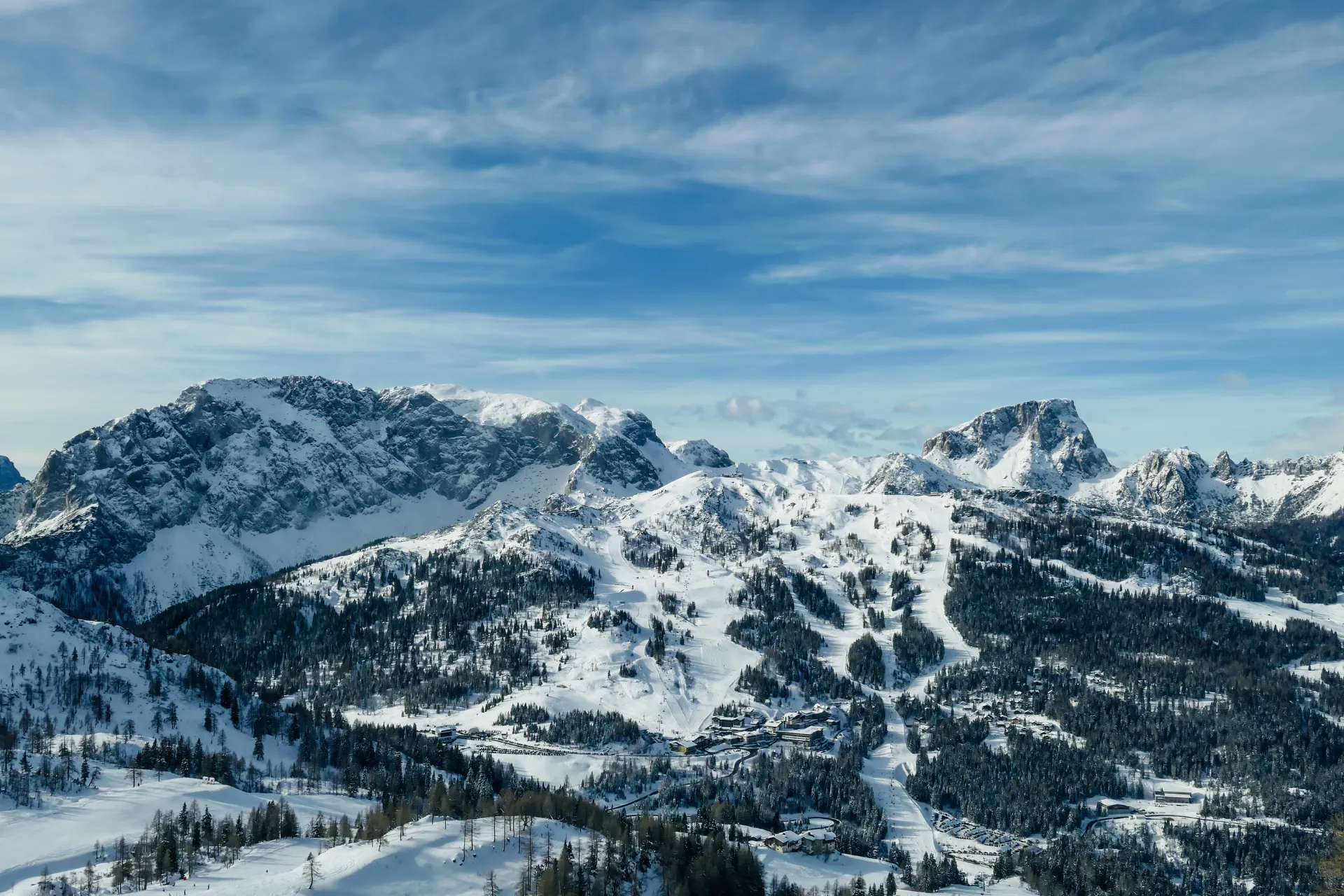 Skipistes in Nassfeld