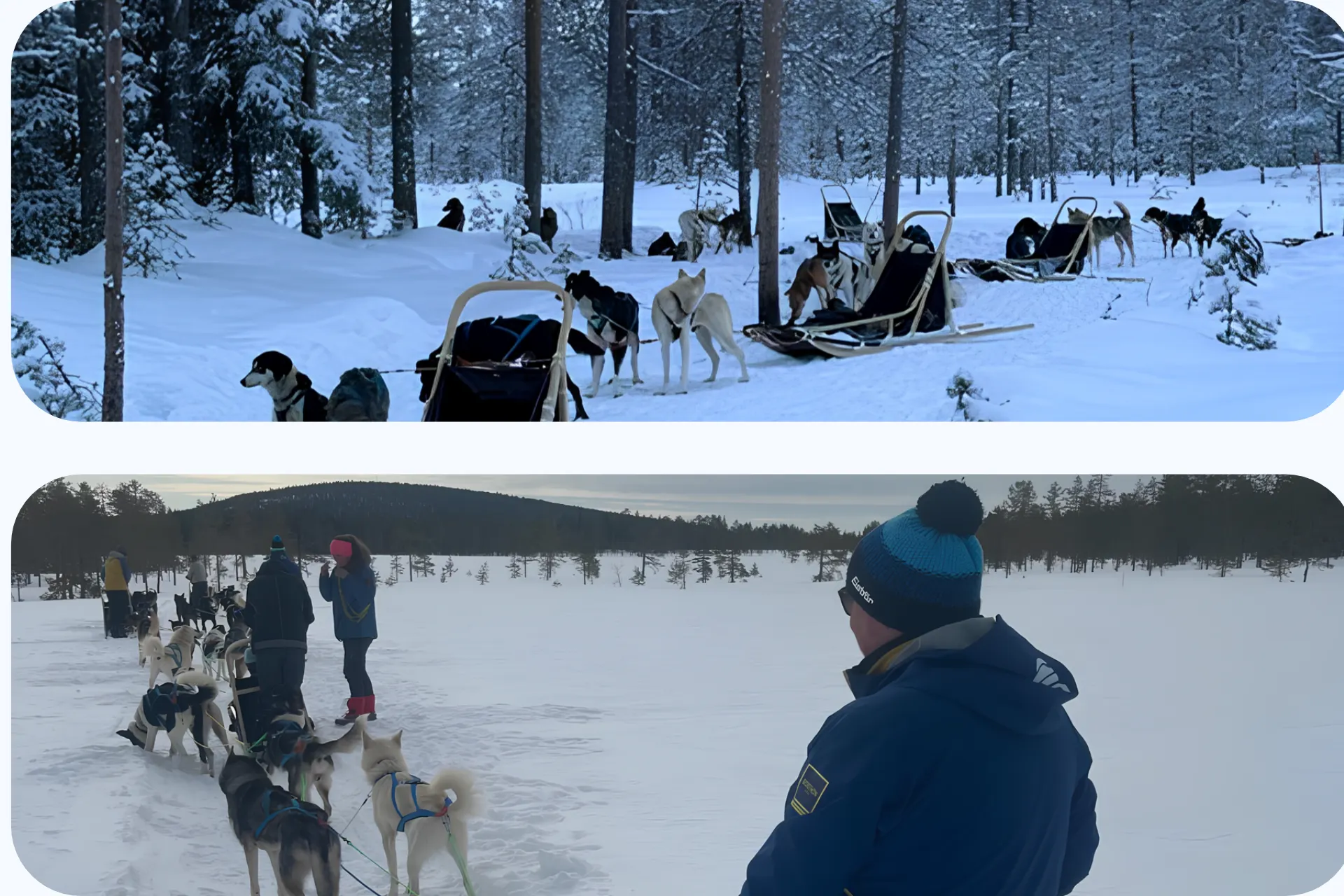 Foto van de tochten in Noorwegen