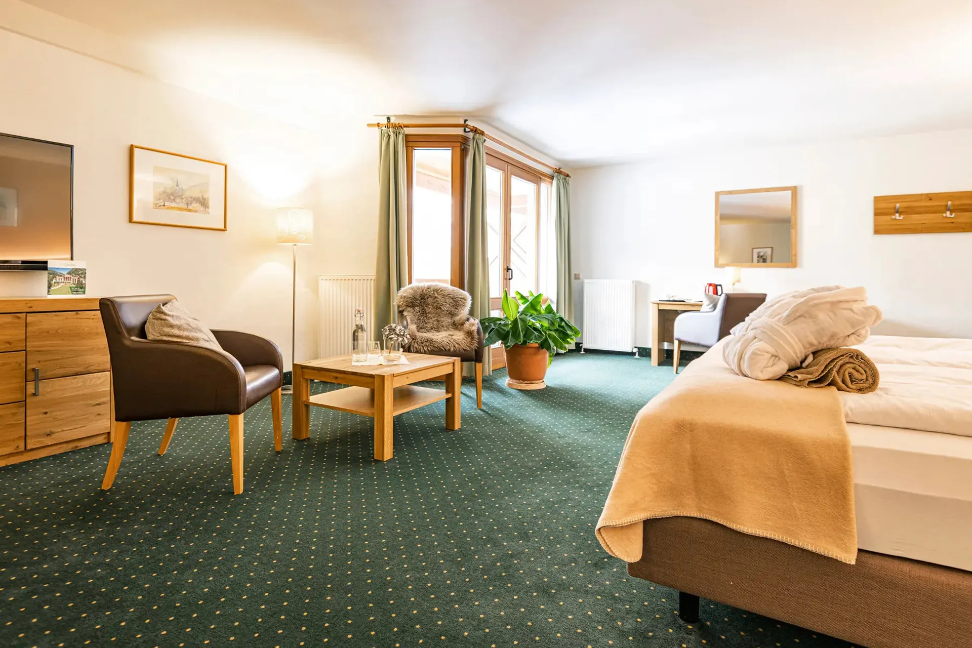 Das Gastein - Superior tweepersoonskamer met 2 extra bedden mogelijk