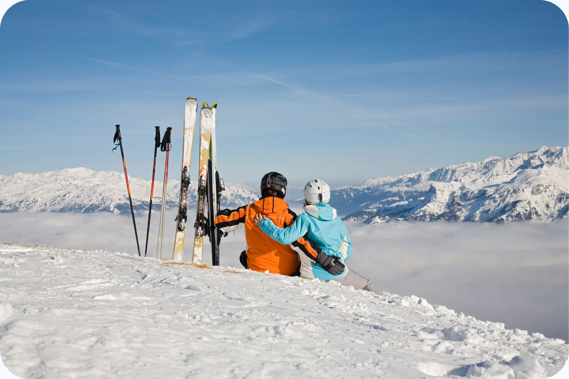 Skigebied Sölden in Oostenrijk