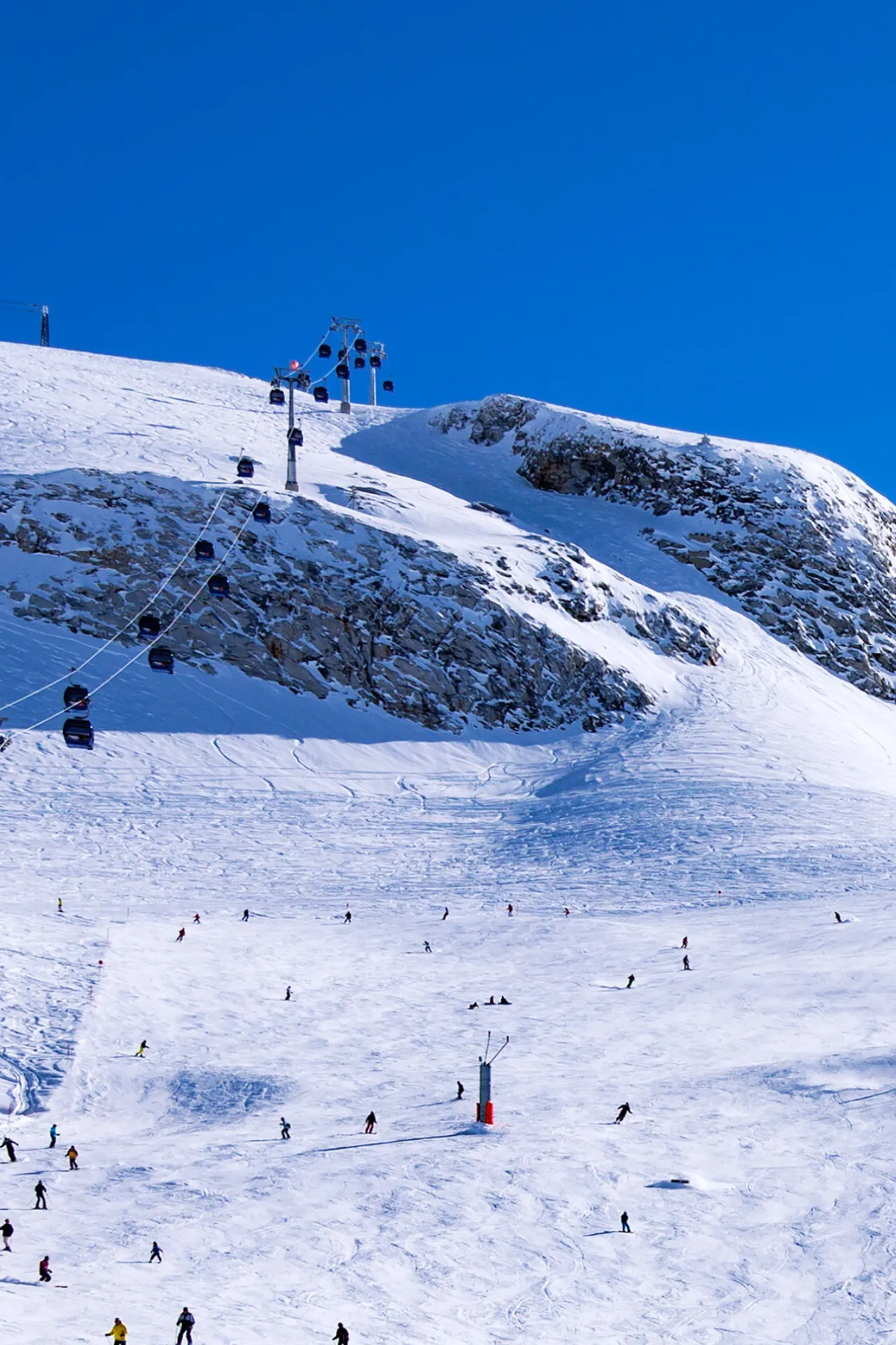 Skipistes van Livigno.