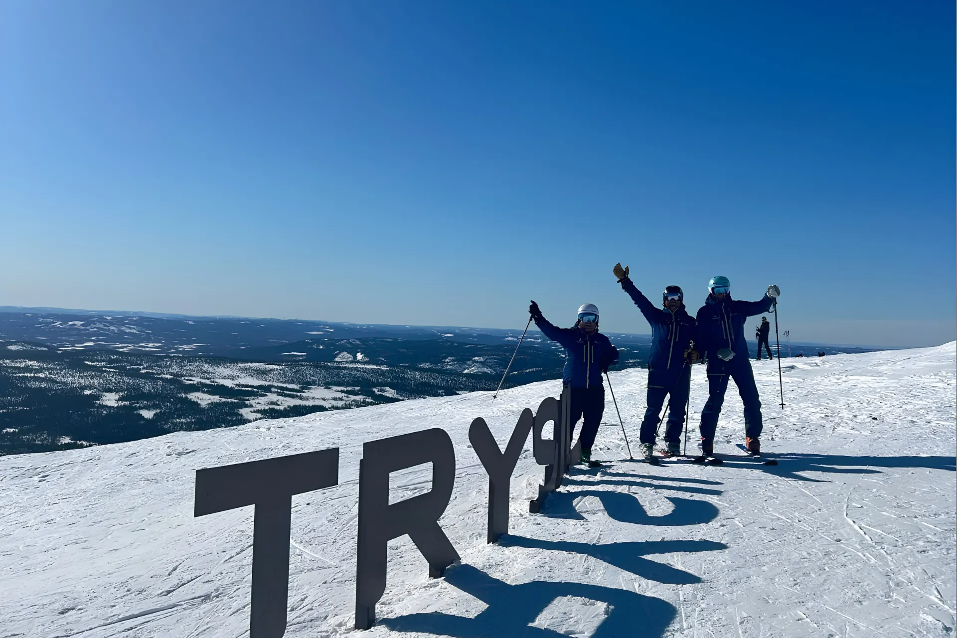 Skiën op de piste van Noorwegen