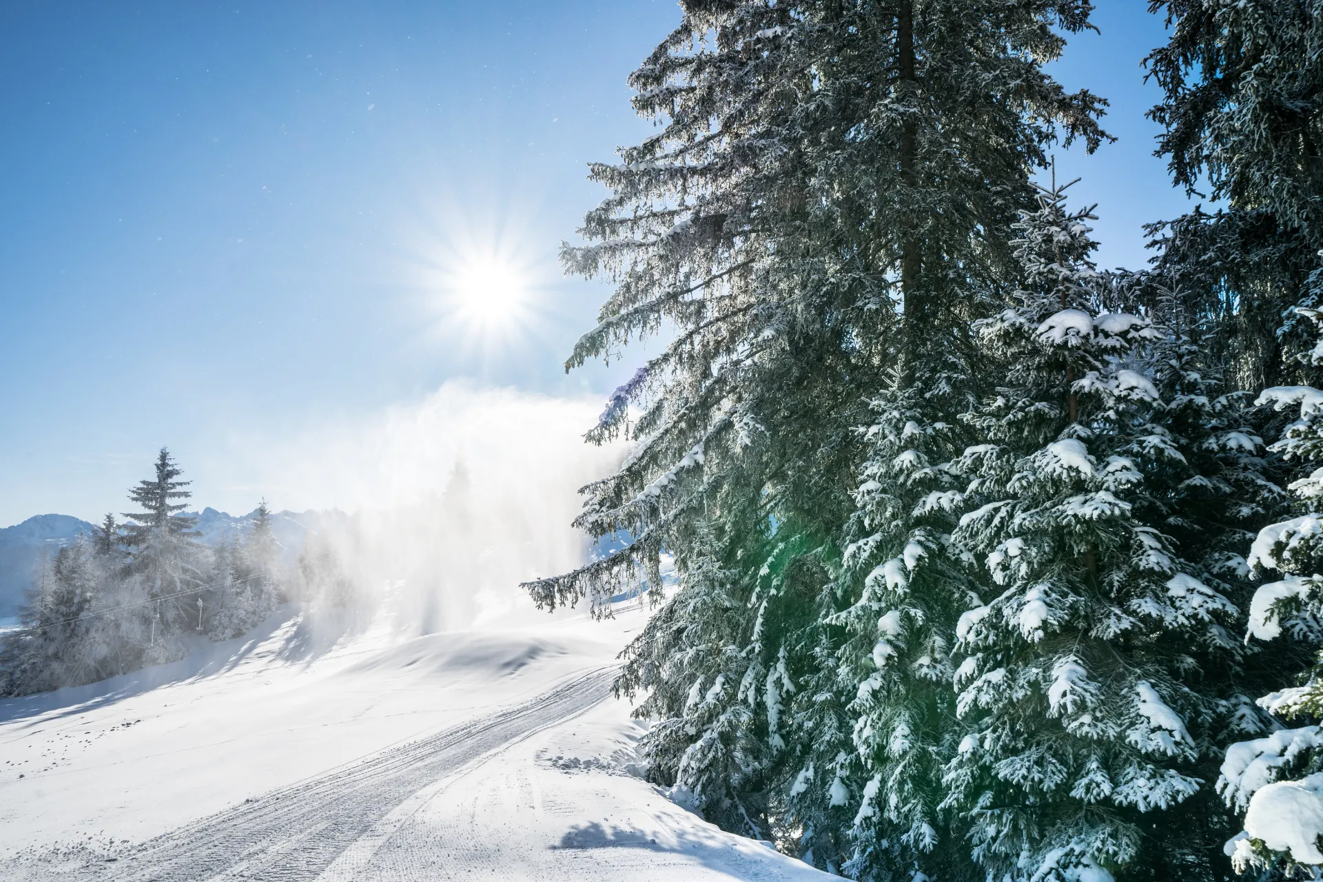 Zonnetje op de piste in Seefeld