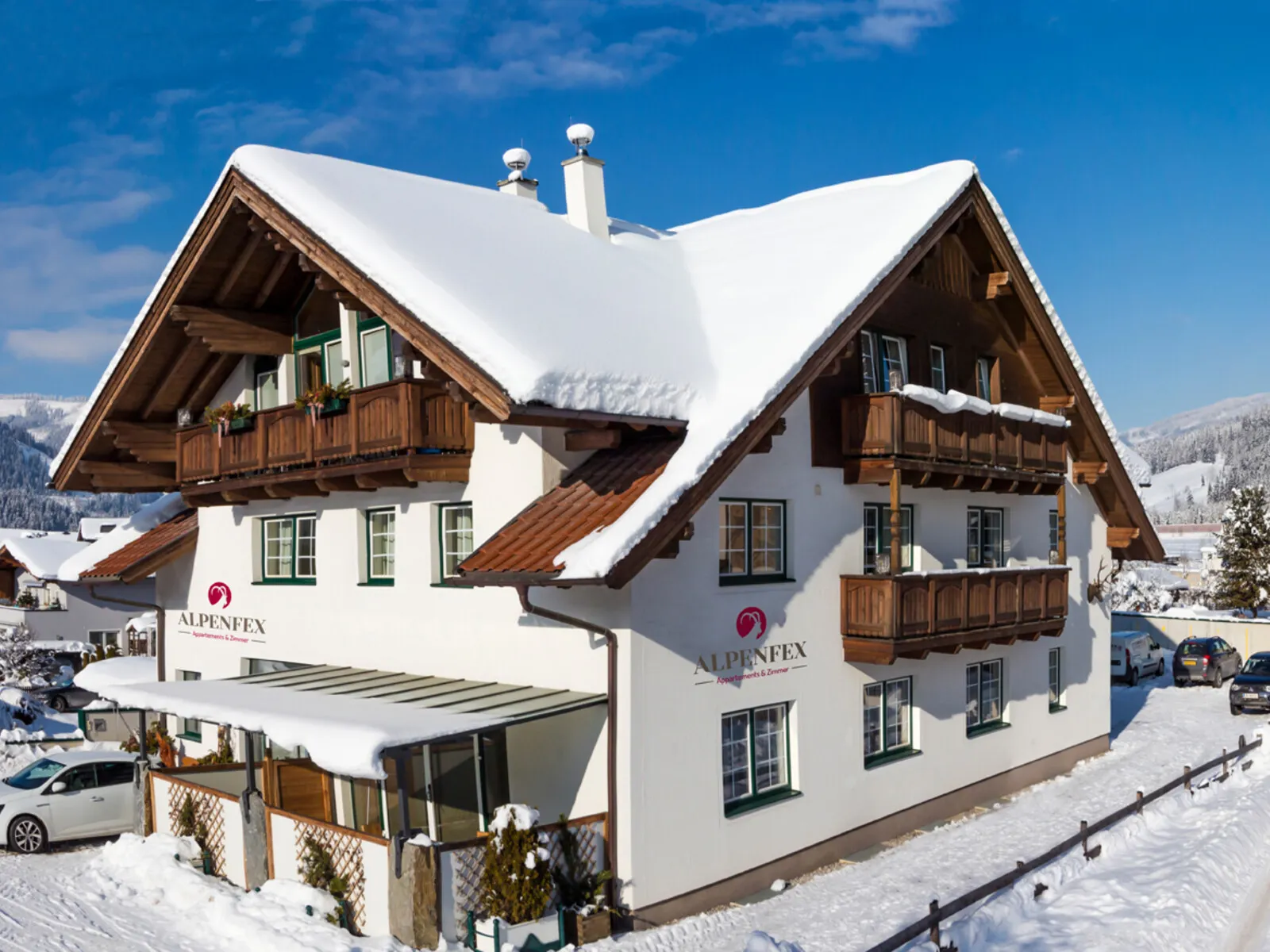 Appartements Jagdhof und Alpenfex - Buitenaanzicht