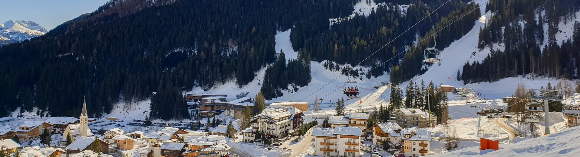 dorp en skilift