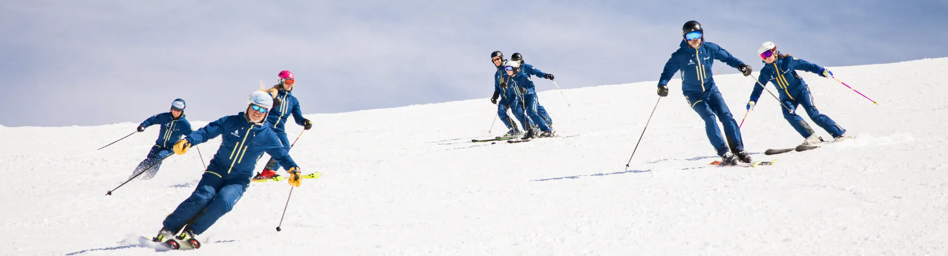  skimonitoren van de piste af