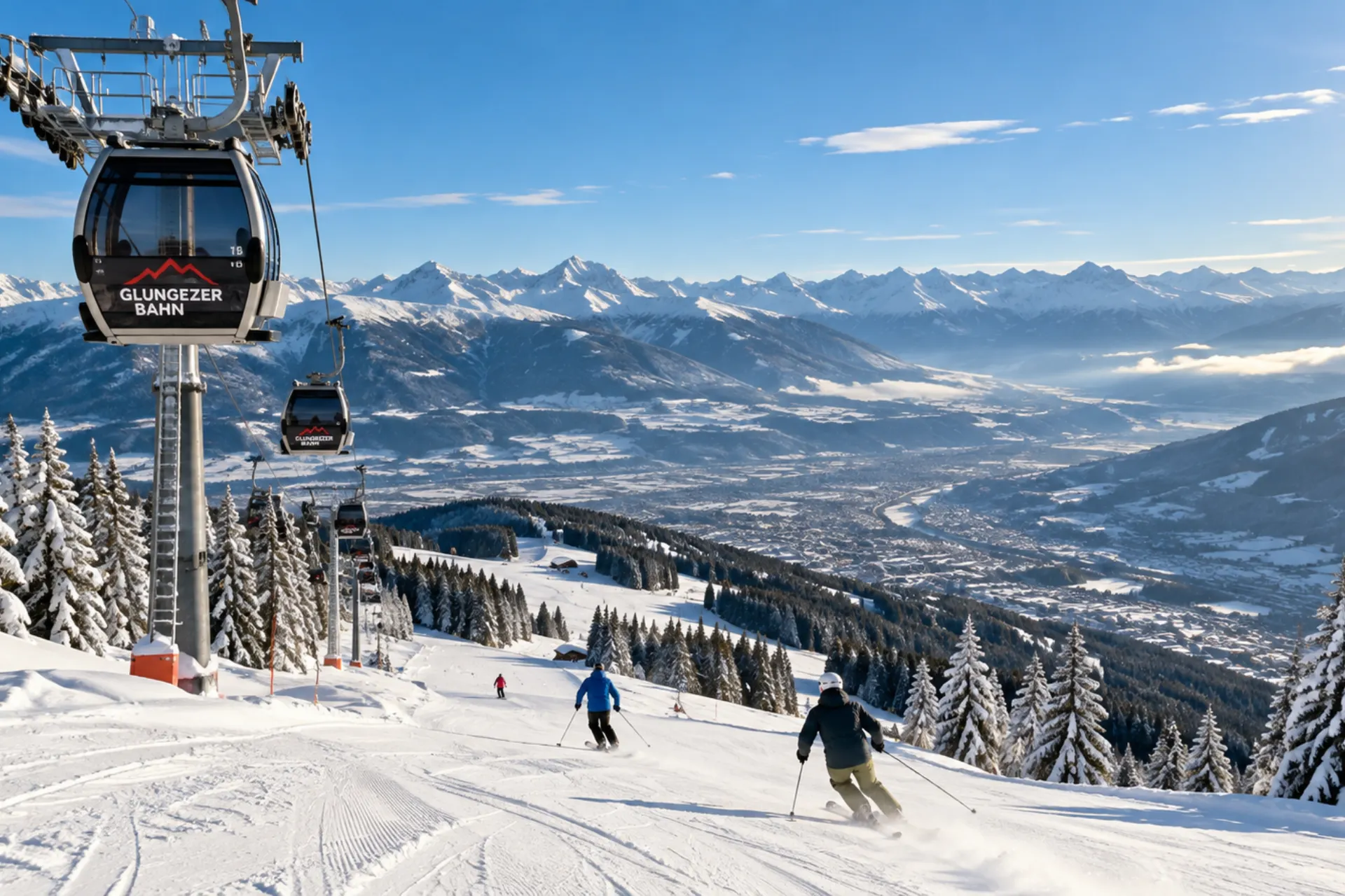 Skilift in Glungezer Bahn