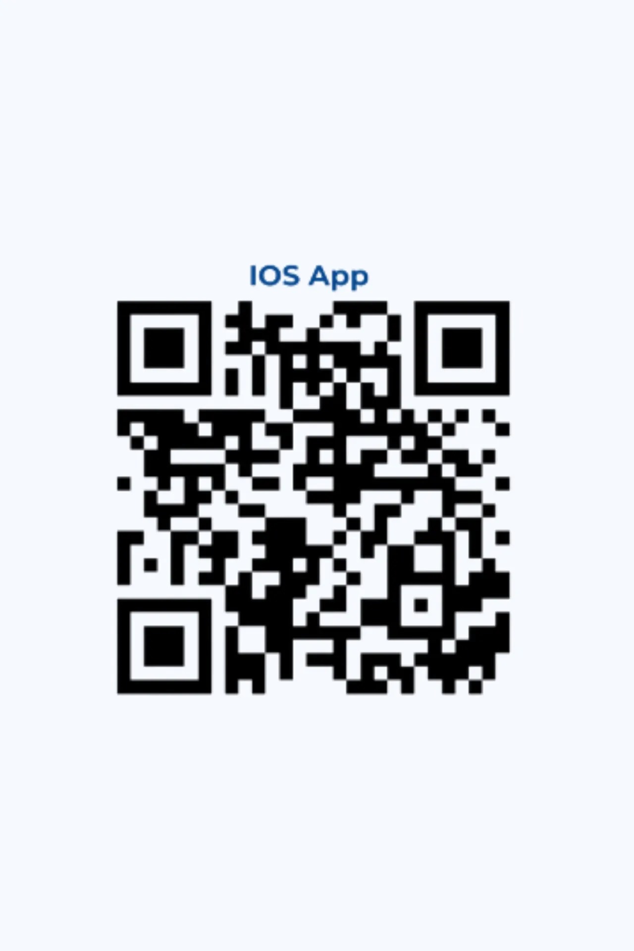 QR code voor Snowtravel reisapp op IOS
