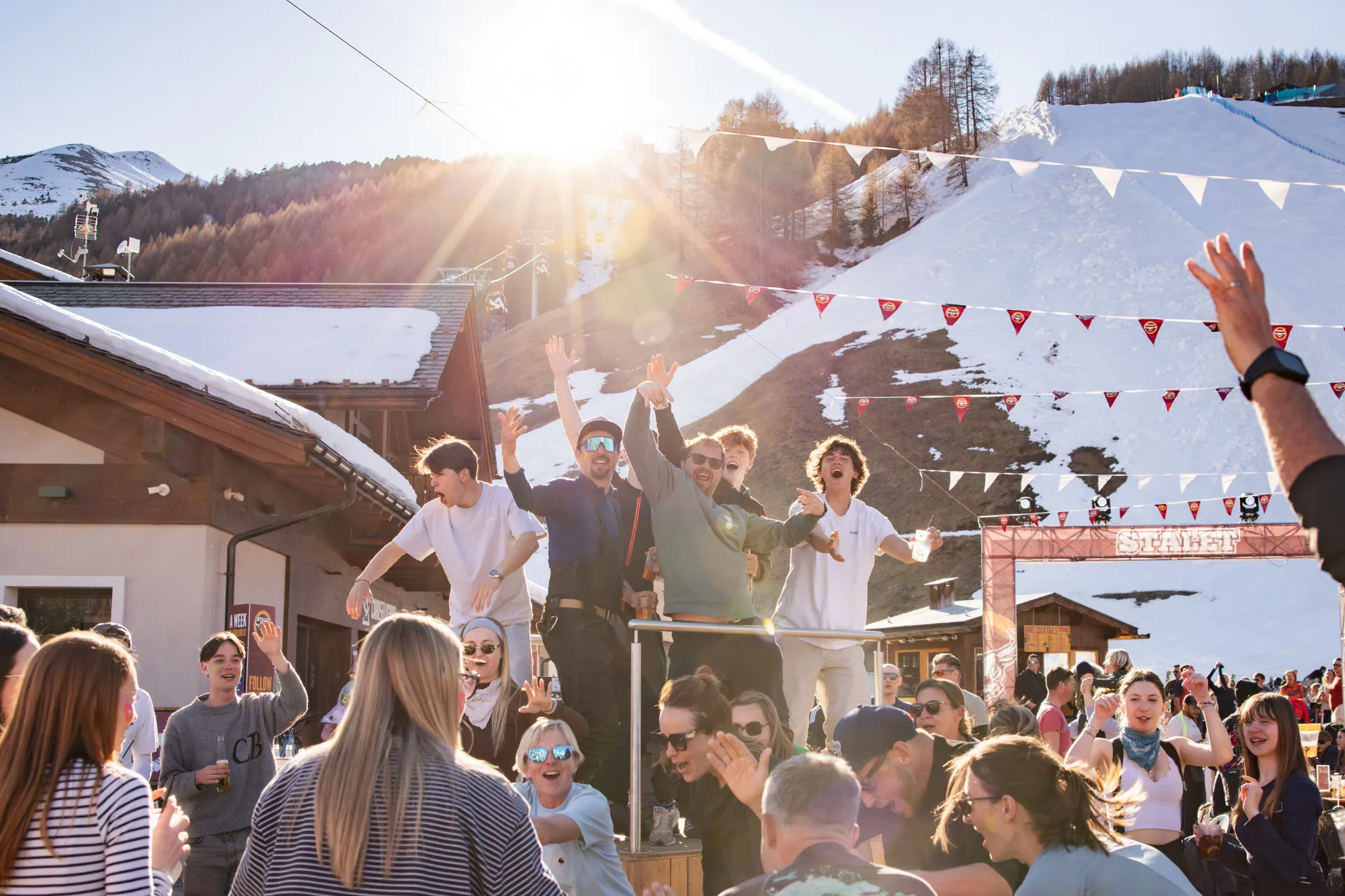 gezellige apres ski