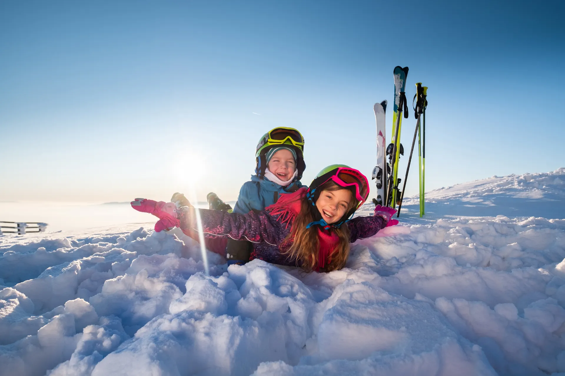 De beste skigebieden voor families met jonge kinderen