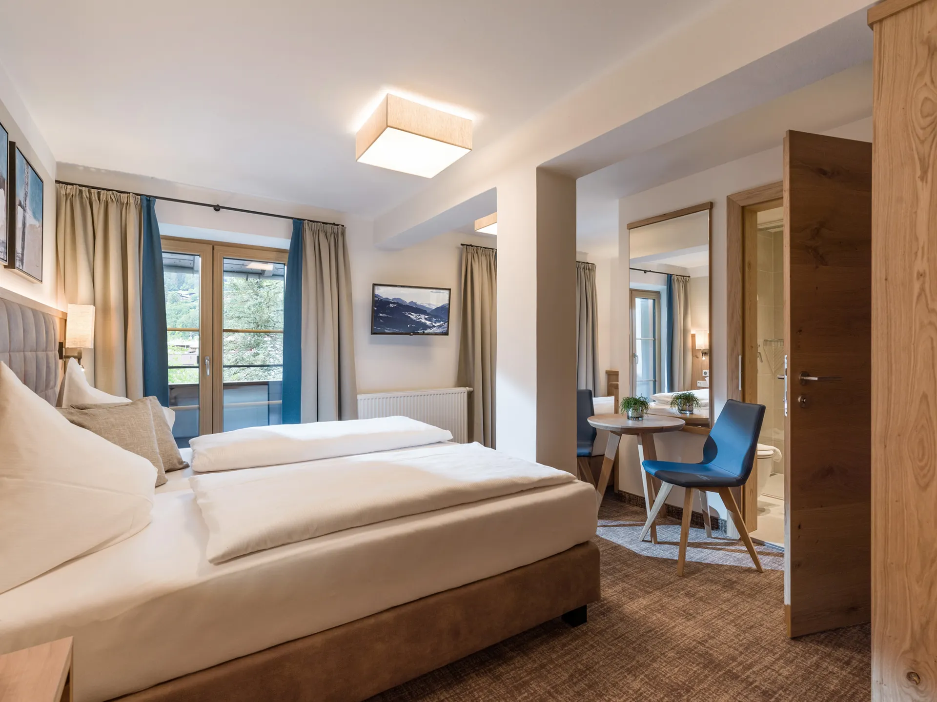 Alpen Glück Hotel Unterm Rain - Tweepersoonskamer met 1 extra