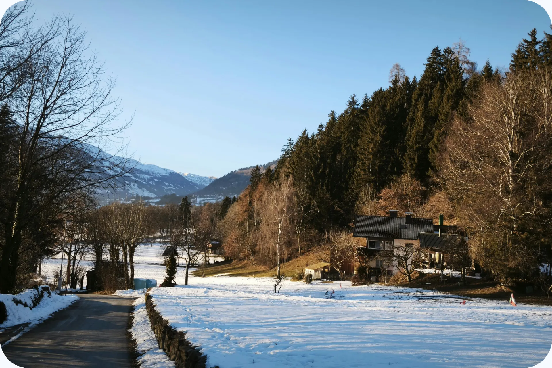 Tirol in de winter.